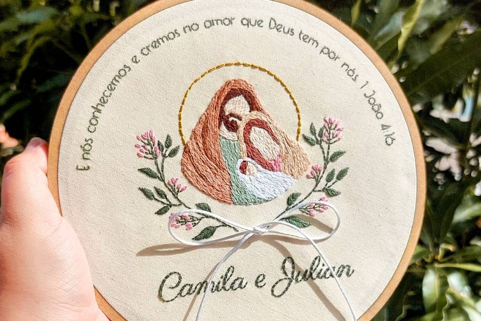 Bordado preenchido
