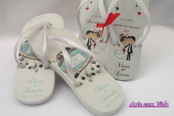 Chinelo para casamento