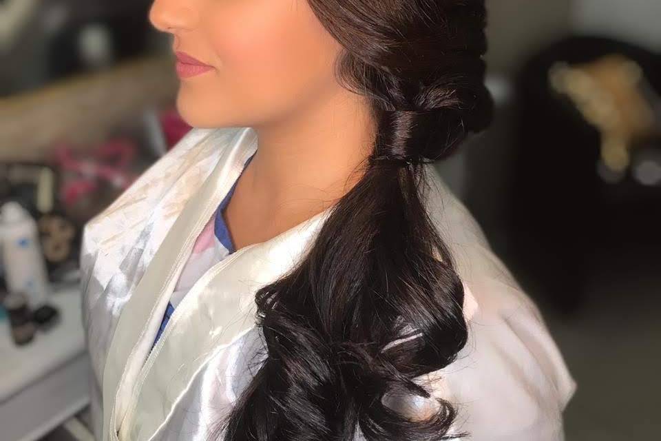 Penteado com trança