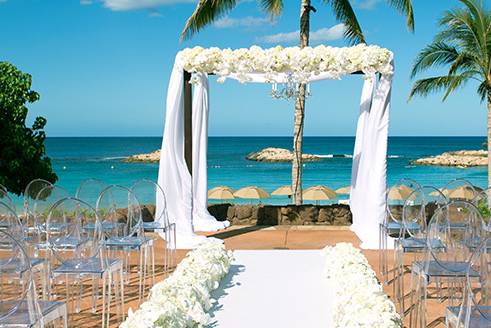 Casamento a beira mar