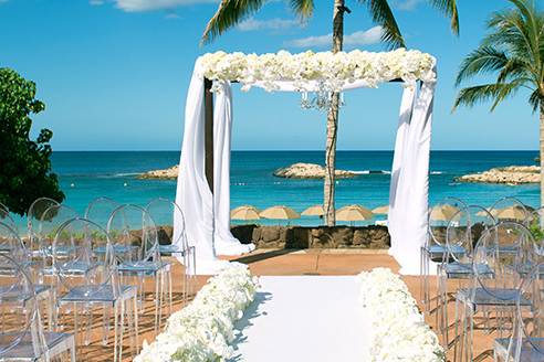 Casamento a beira mar