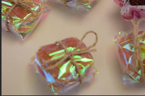 Bem-Casados no formato quadrado