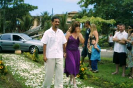 Noivo e mãe