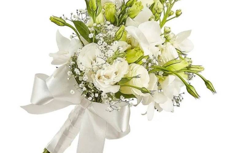 Buquê de noiva com orquideas