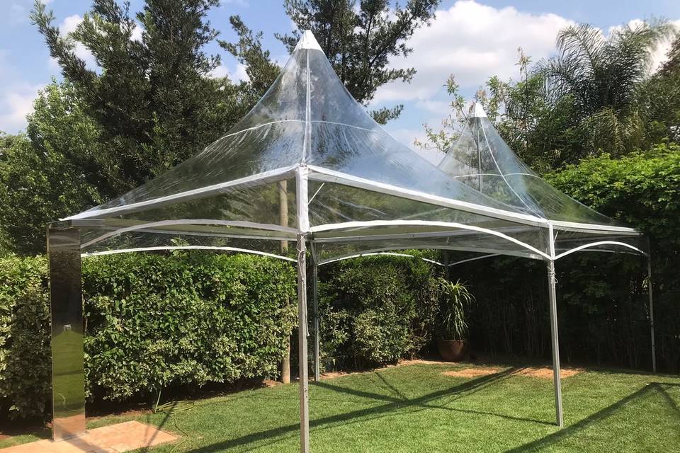 Chapéu de bruxa 4x8 transparen