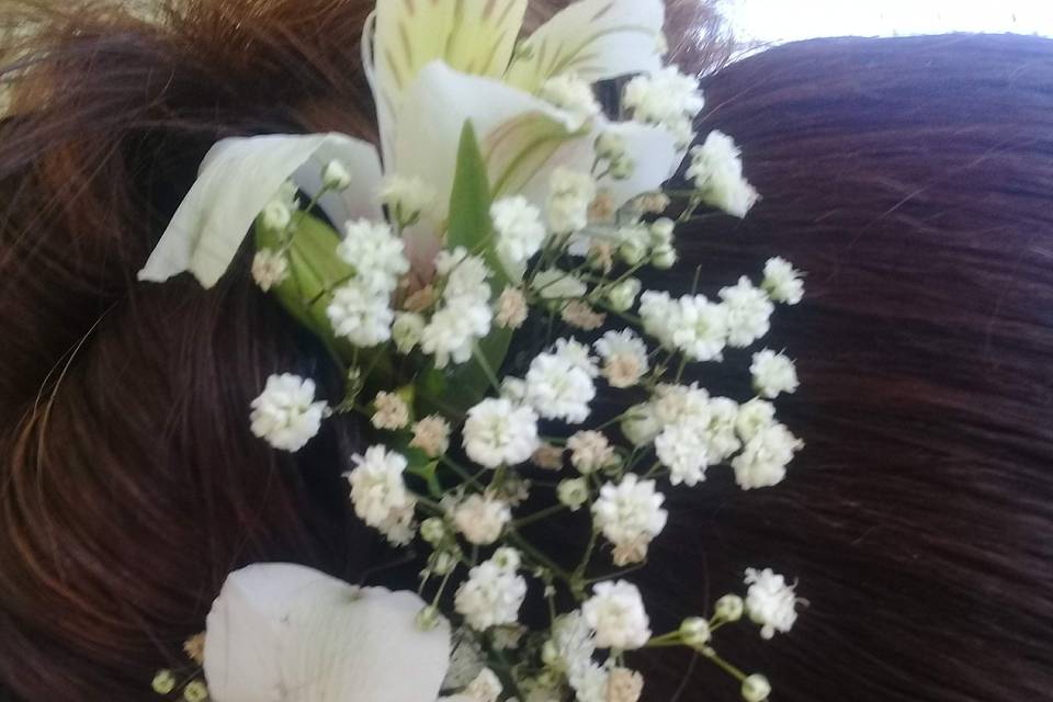 Penteado Floral