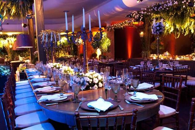 Decoração com flores