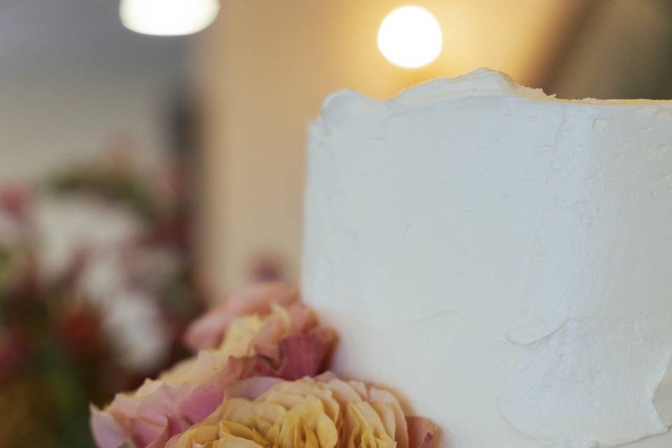 Detalhes de bolo floral