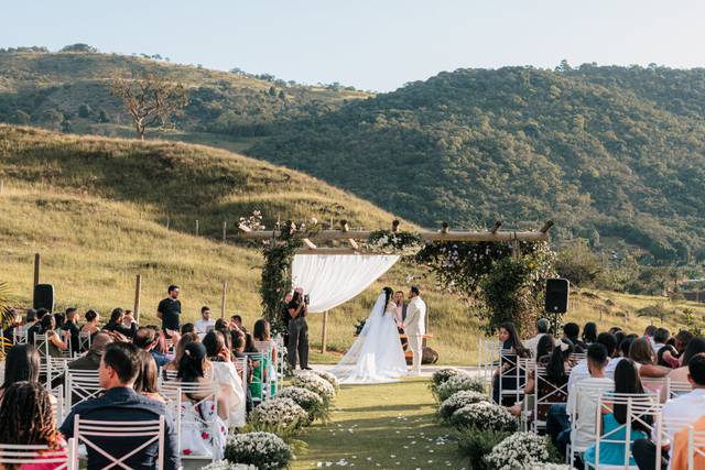 Casamento ao ar livre