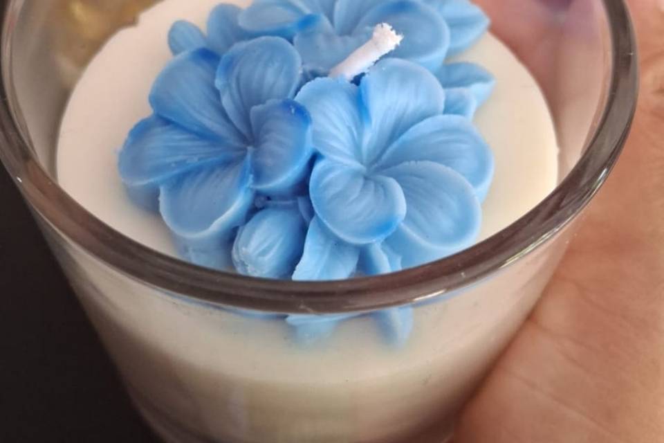 Modelo Vela decorada