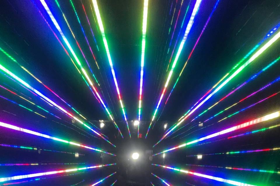 Túnel infinito de led