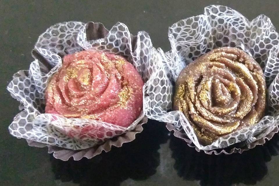 Brigadeiro de rosa