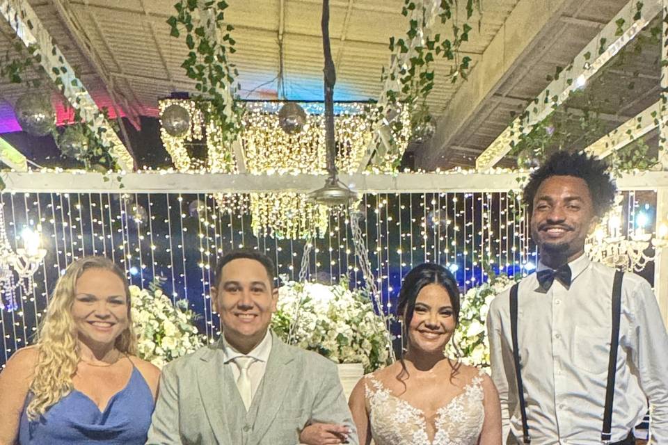Equipe e casal