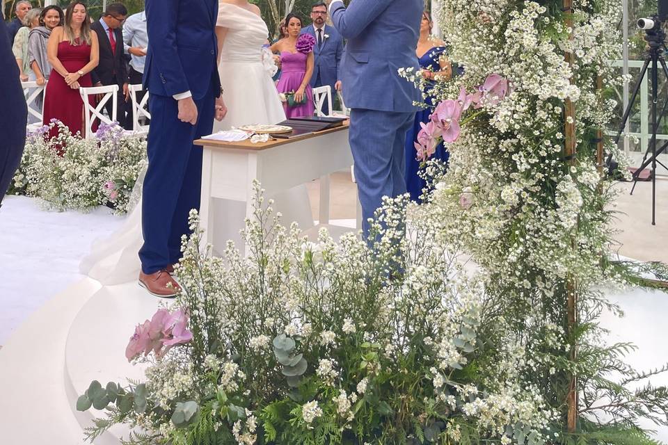 Noivos Cristina e Tales