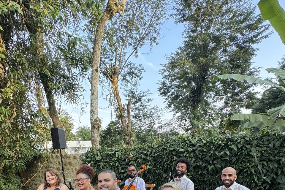 Quarteto vocal e orquestra