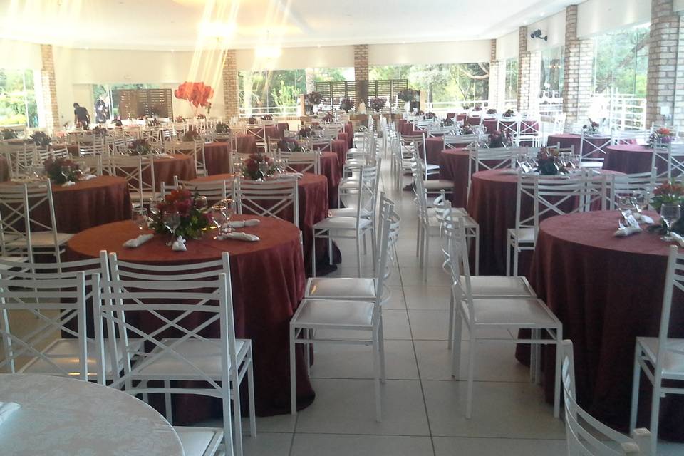 Organização da festa toalhas