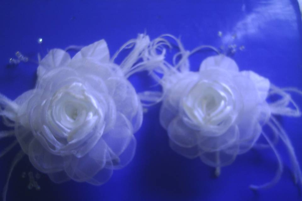 Flores de org. cristal