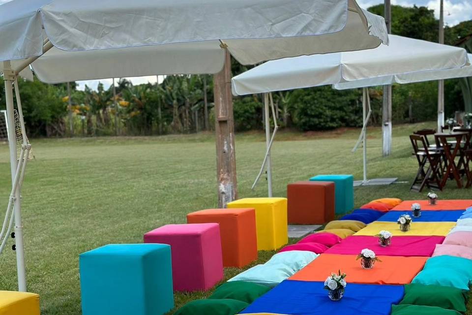 Puffs nas mais variadas cores