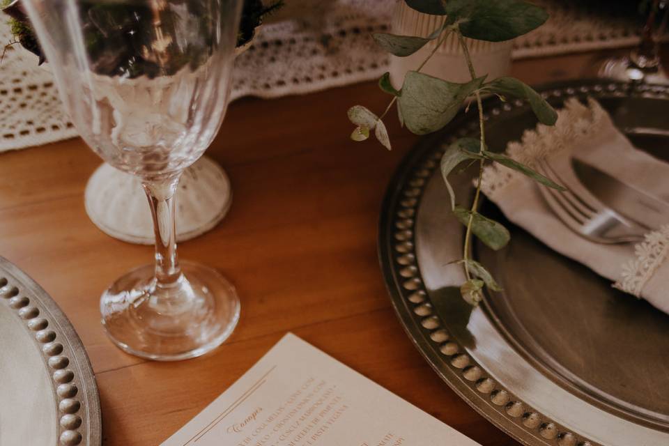 Tay & Brian | menu