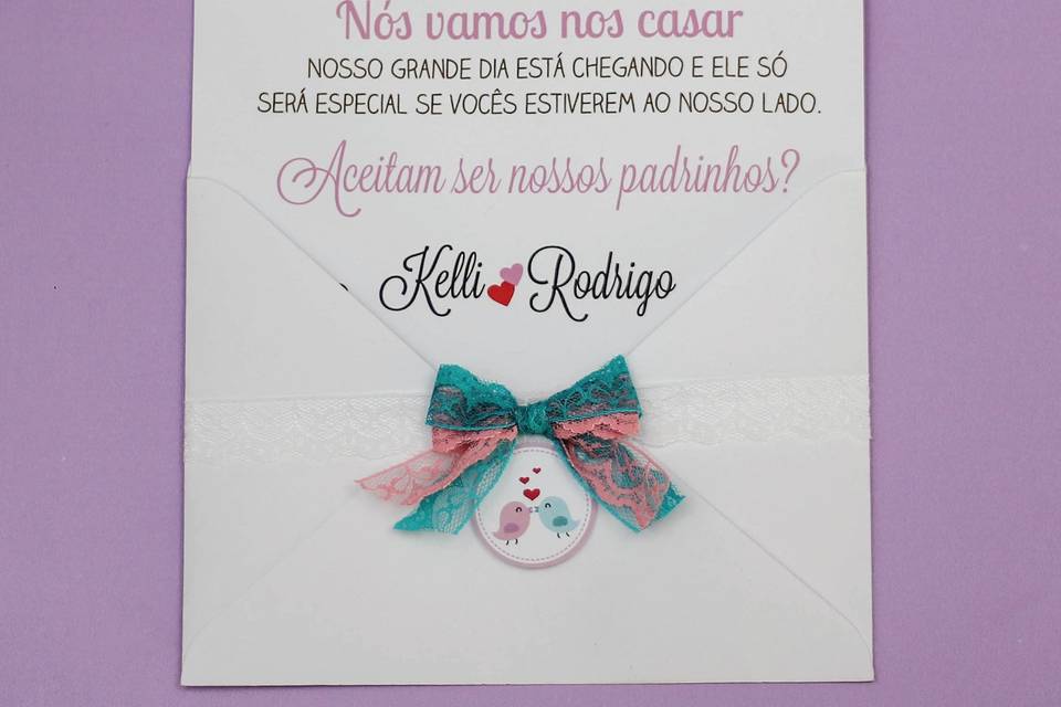 Convite Casamento e Papelaria