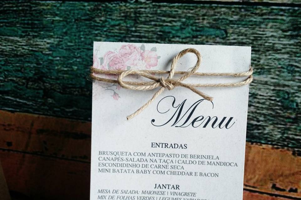 Menu com Laço Rami