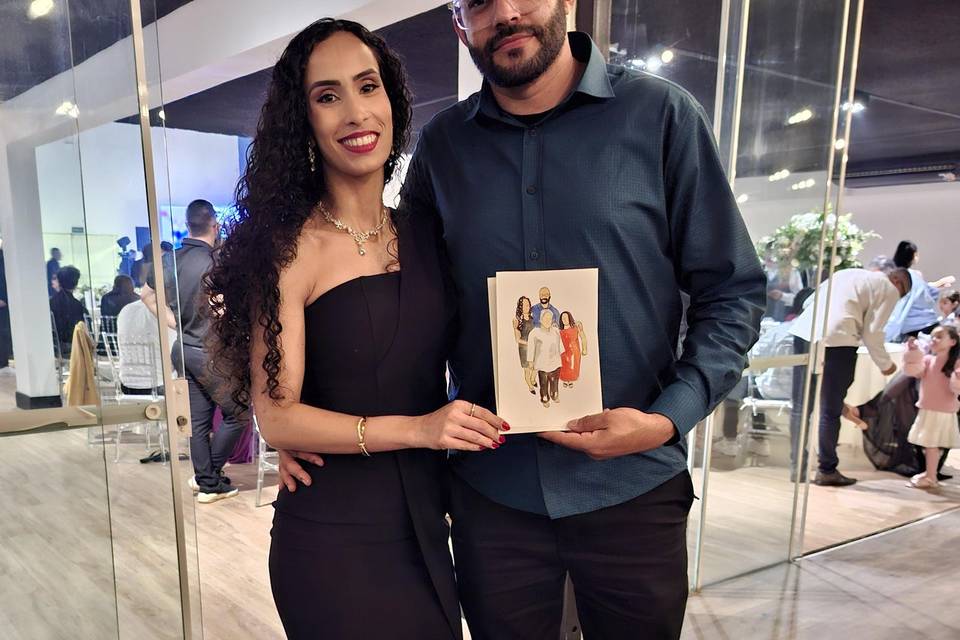 Pintura de convidados
