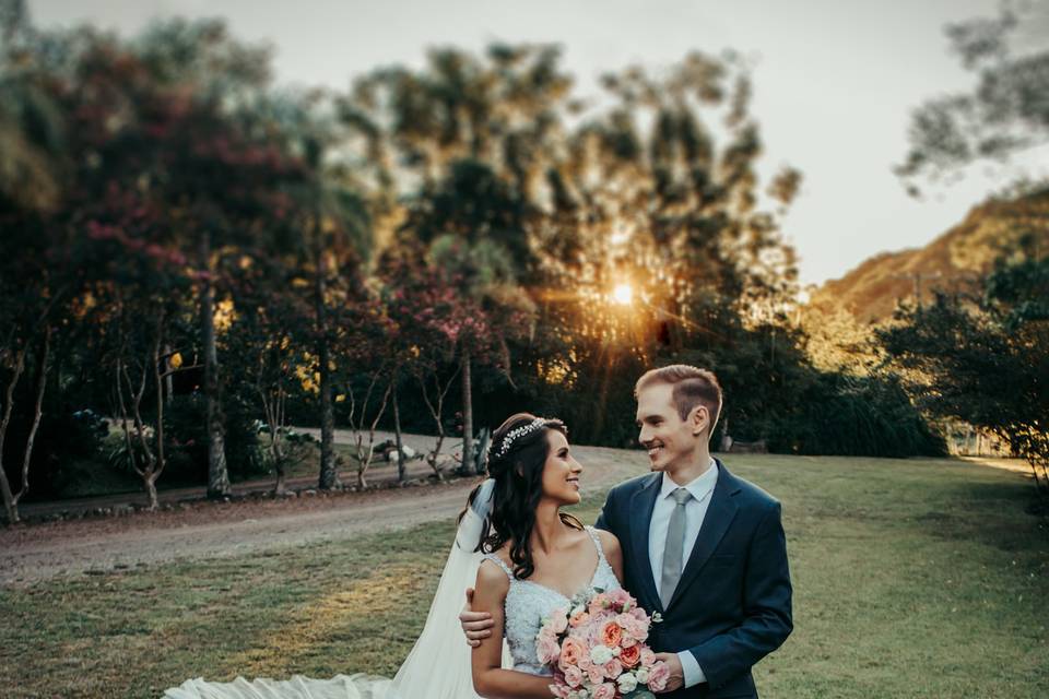 Casal mais do que apaixonado!