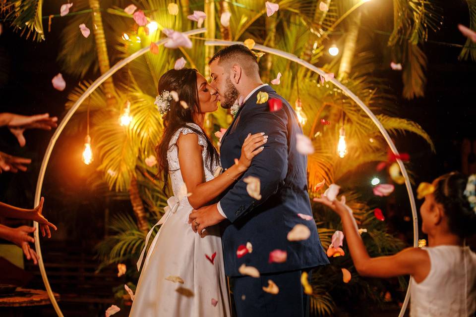 Uma cerimônia cercada de amor