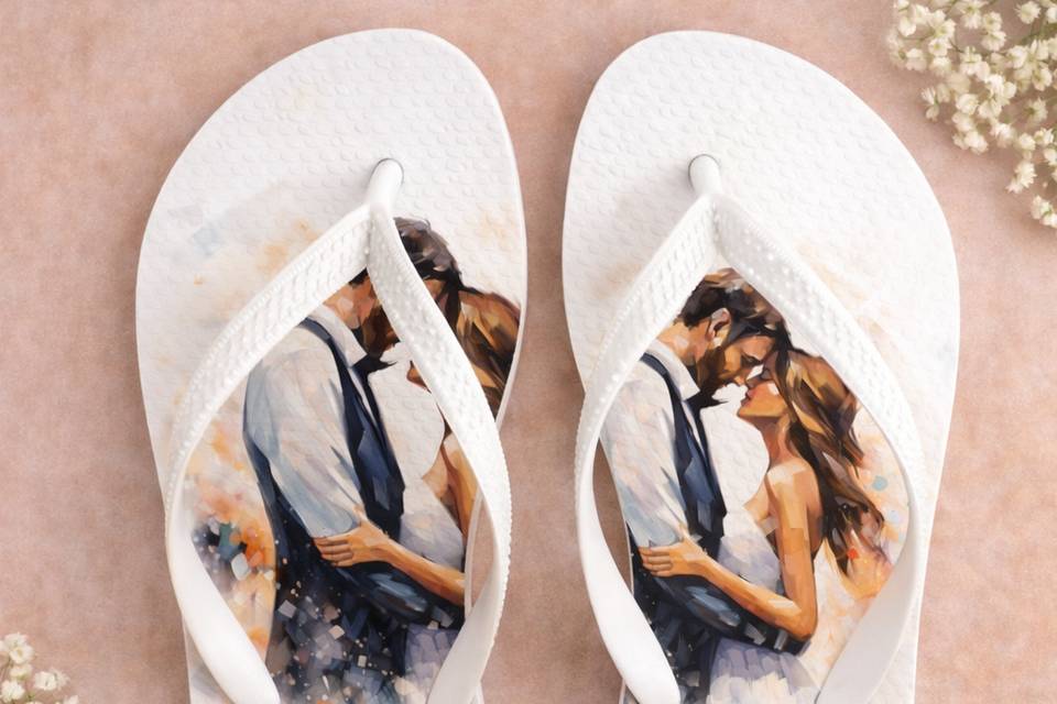 Chinelo personalizado