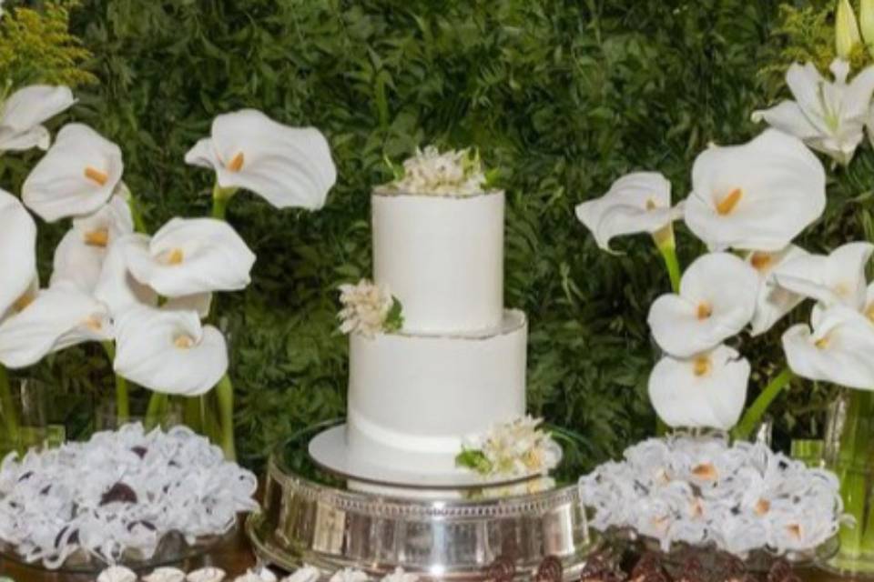 Mini wedding buffet/bolo/doce