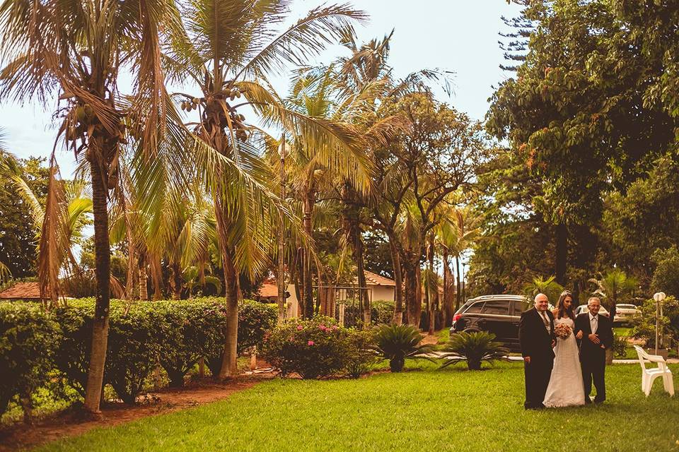 Entrando no altar