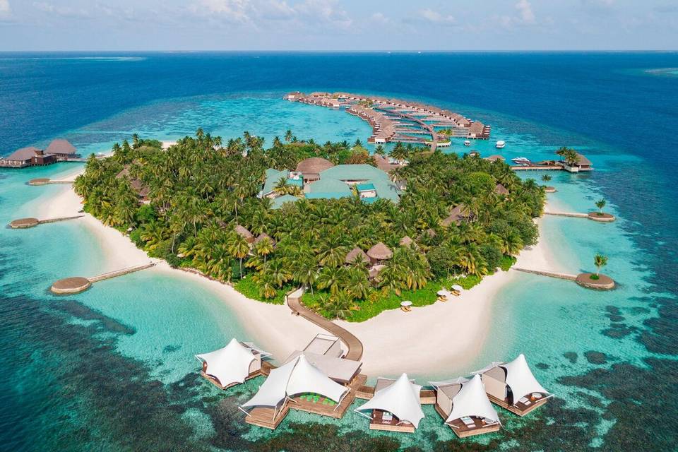 Ilha coração - maldivas