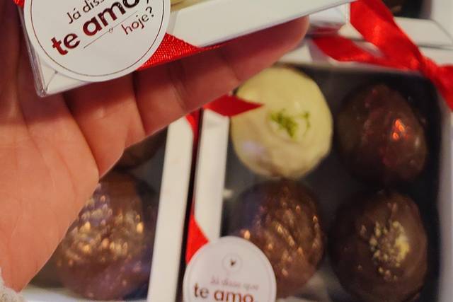 Caixa de trufas