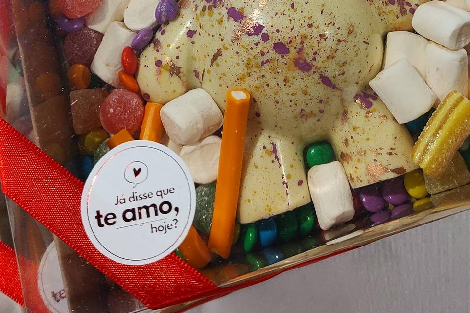 Urso de chocolate