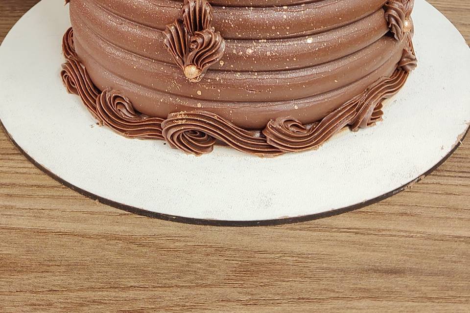 Bolo ganache