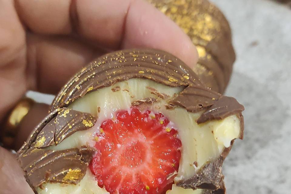 Bombom de morango
