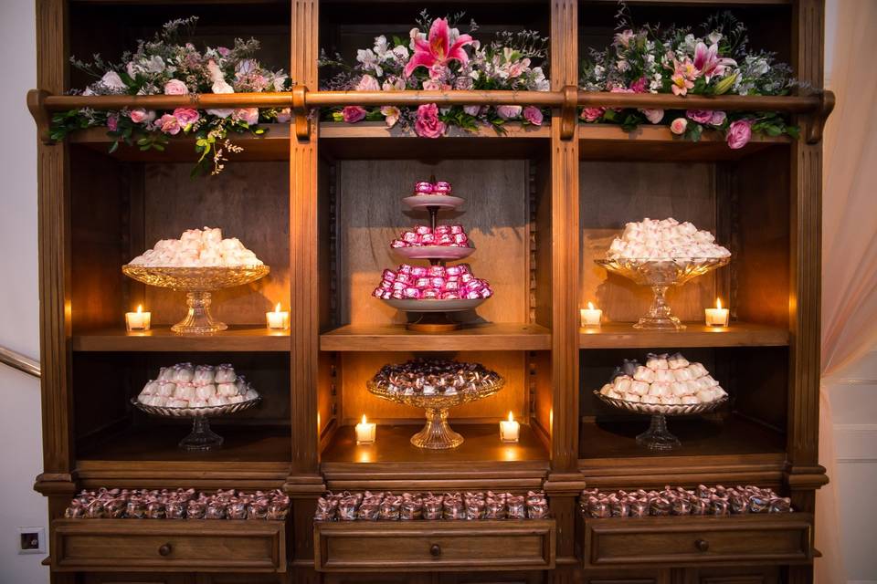 Estante de doces