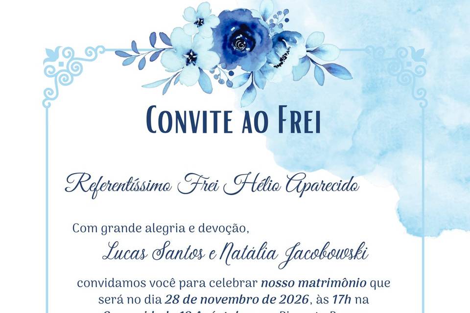 Convite celebrante