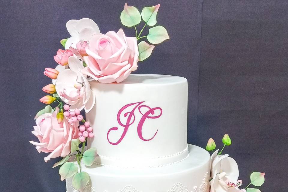 Bolo de Casamento Jessica e Ca