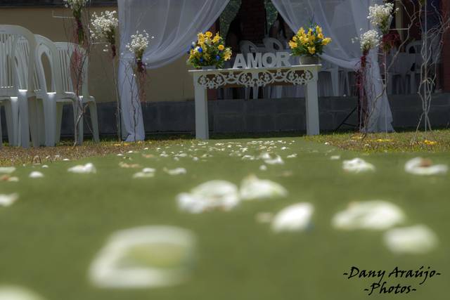 Casamento ao ar livre