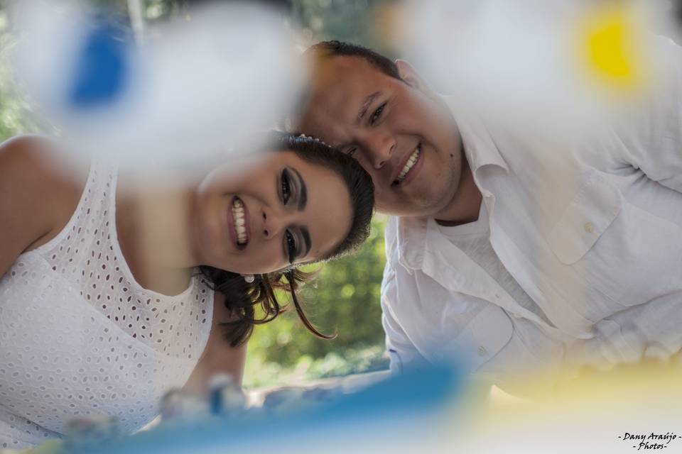 Casamento ao ar livre