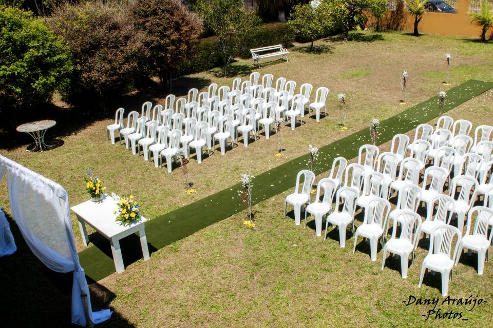 Casamento ao ar livre