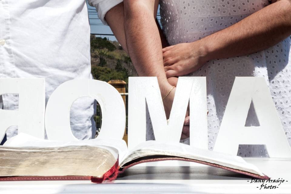 Casamento ao ar livre