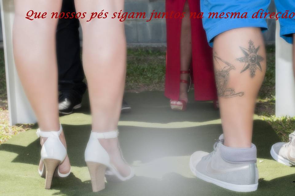 Casamento ao ar livre