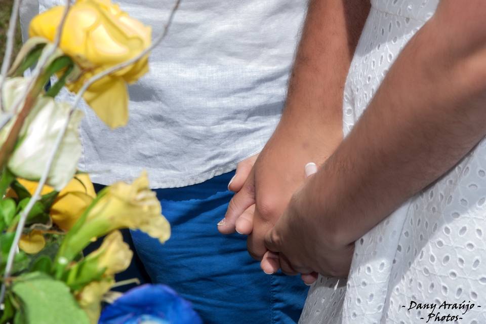 Casamento ao ar livre