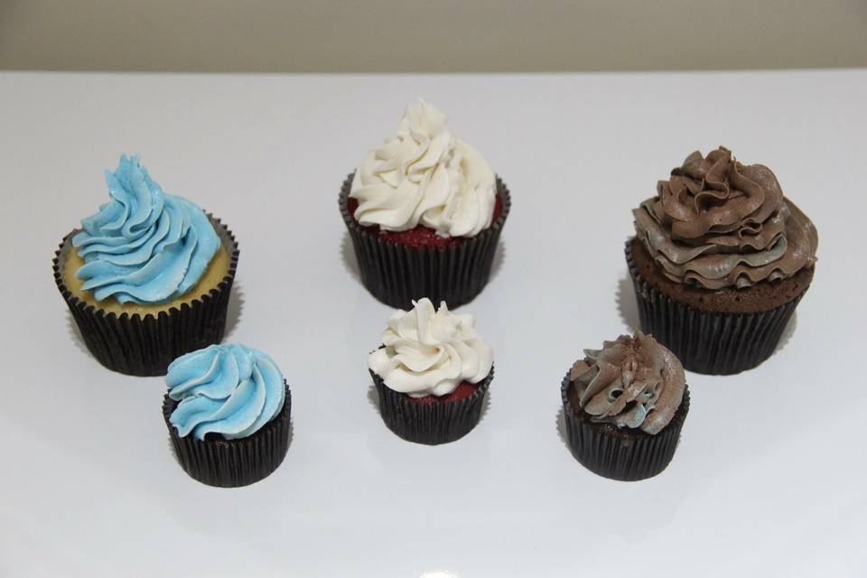 Cupcakes e Mini Cupcakes