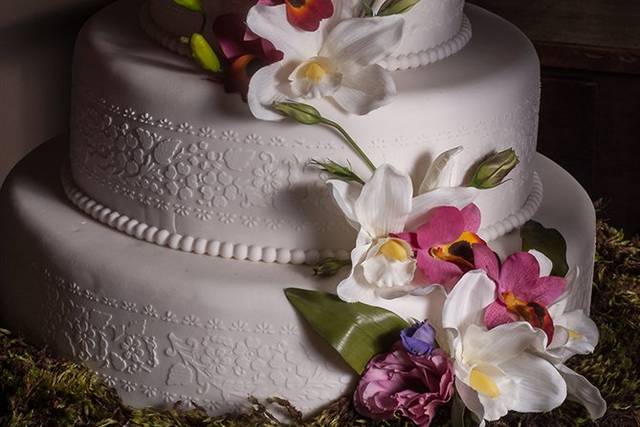 Bolo Orquídea