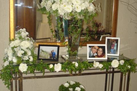 Decoração de entrada.
