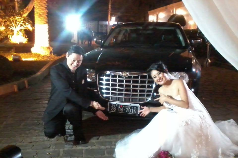 Casamento Chrysler 300C preto