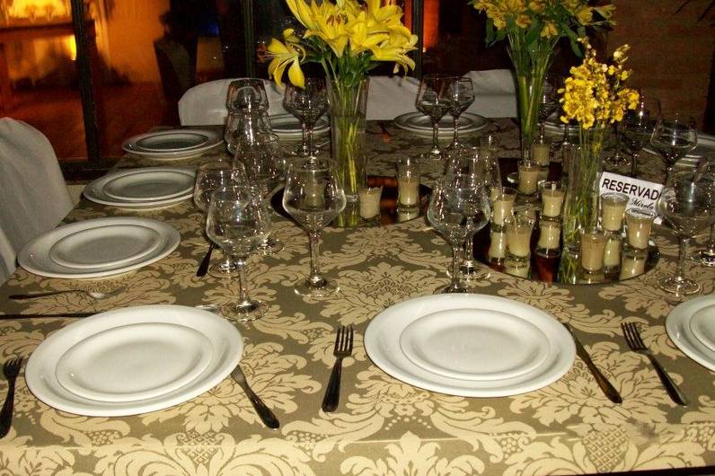 Mesa dos convidados